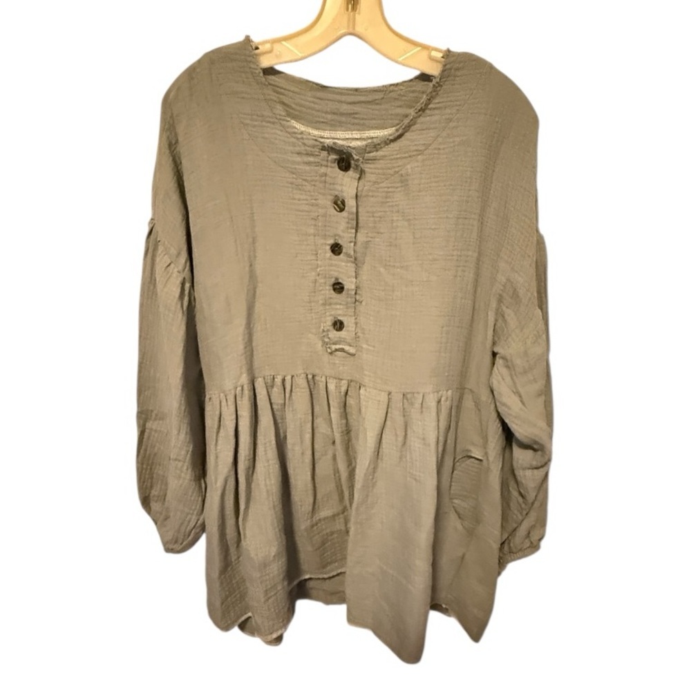 Farmhouse Frocks Cotton Dress with Pockets